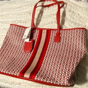 Tory Burch Gemini Chain Print Tote
